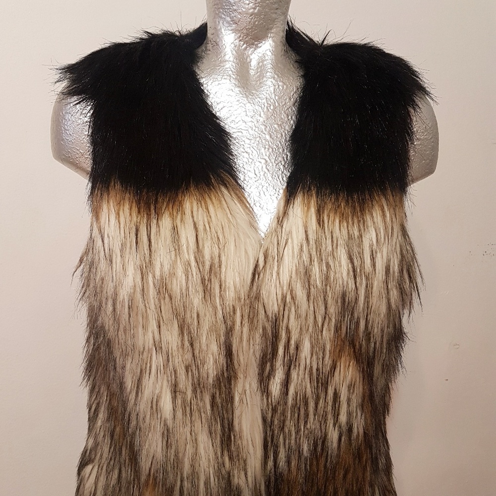 TALULA OMBRE FAUX FUR VEST